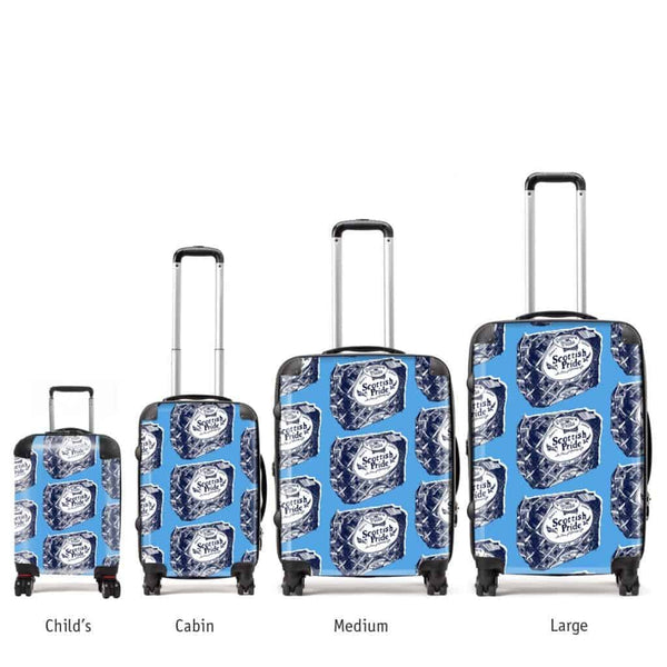 Gillian Kyle Scottish Pride Suitcase - Sky Blue
