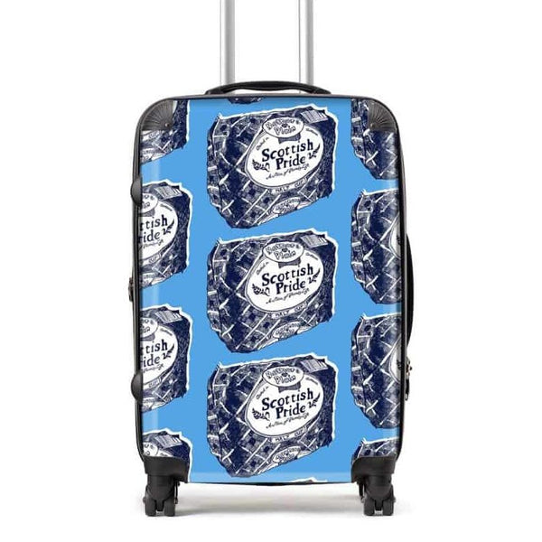 gillian kyle Scottish Pride Suitcase - sky blue