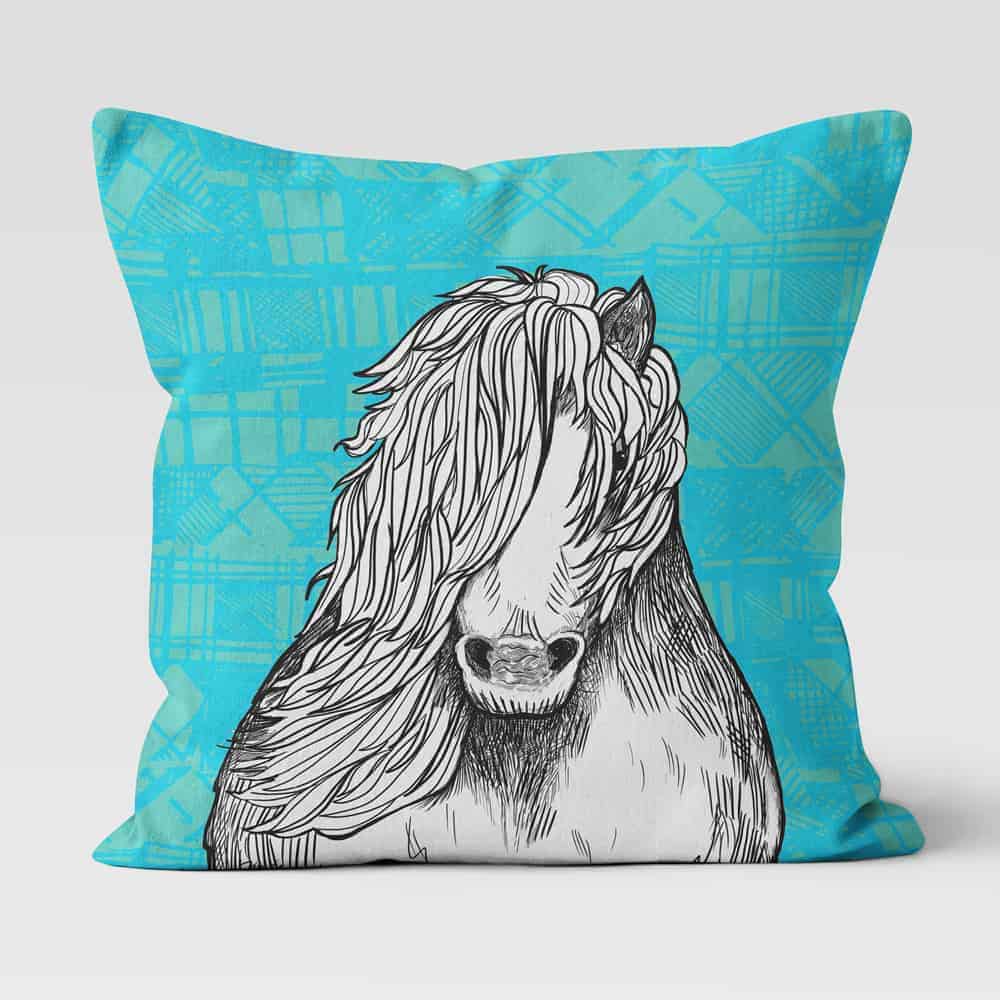 Gillian Kyle Tartan Pony Cushion