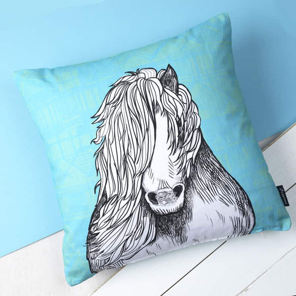 gillian kyle Tartan Pony Cushion