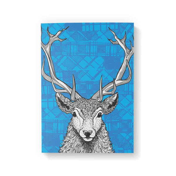 gillian kyle Tartan Stag A6 Notebook