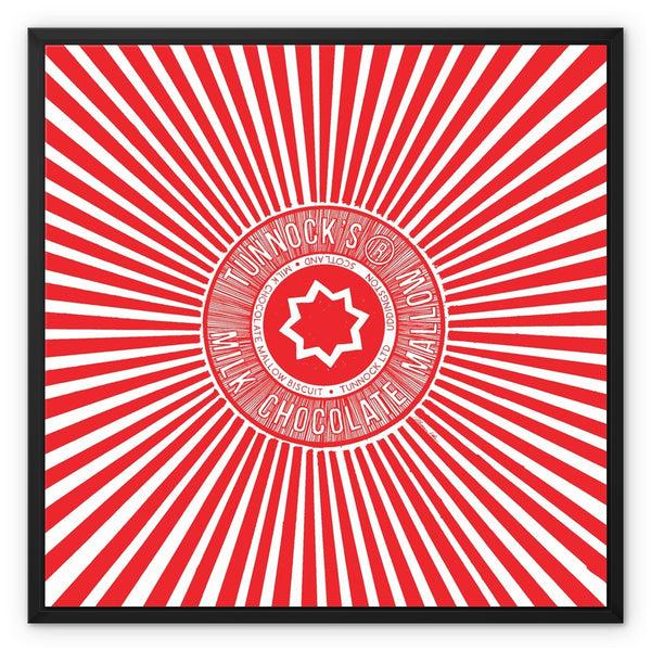 gillian kyle Tea Cake Wrapper Framed Canvas