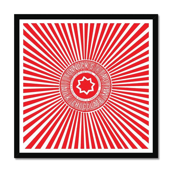 gillian kyle Tea Cake Wrapper Framed Print