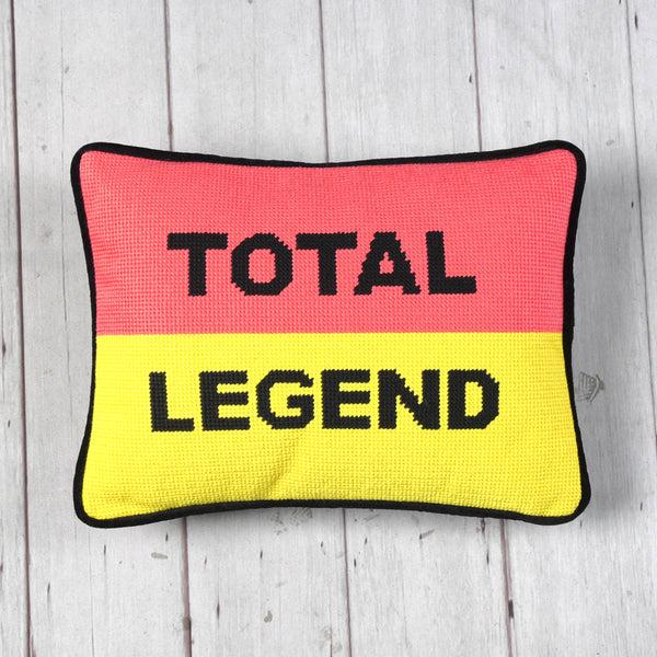Gillian Kyle Total Legend Needlepoint Cushion