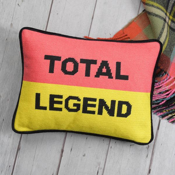 Gillian Kyle Total Legend Needlepoint Cushion