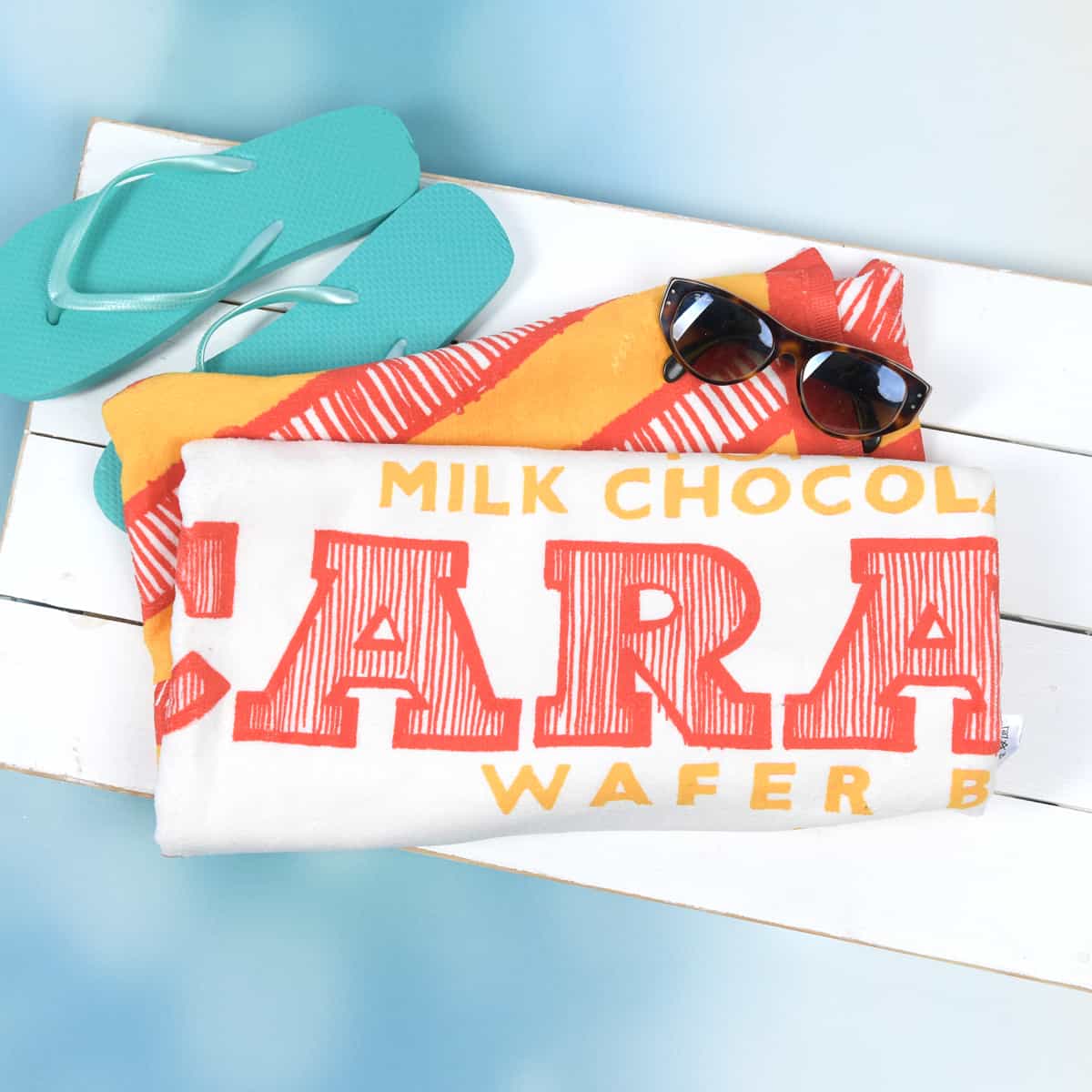 Gillian Kyle Tunnock's Caramel Wafer Beach Towel