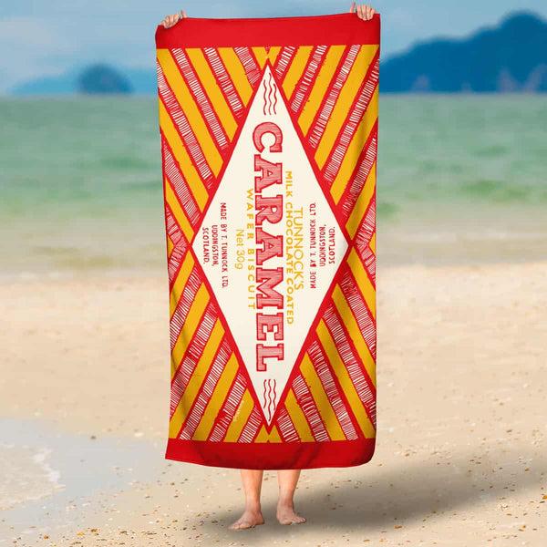 gillian kyle Tunnock's Caramel Wafer Beach Towel