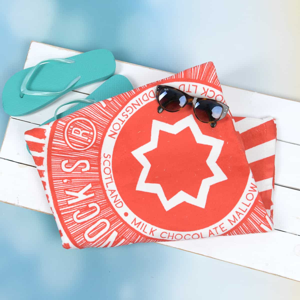 Gillian Kyle Tunnock's Tea Cake Beach Towel