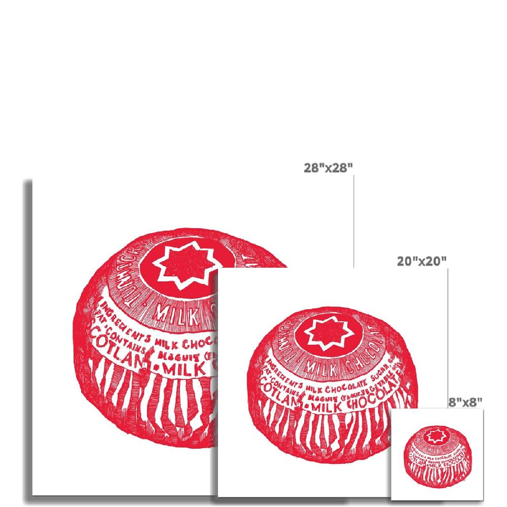 Gillian Kyle Tunnock's Tea Cake Fine Art Print