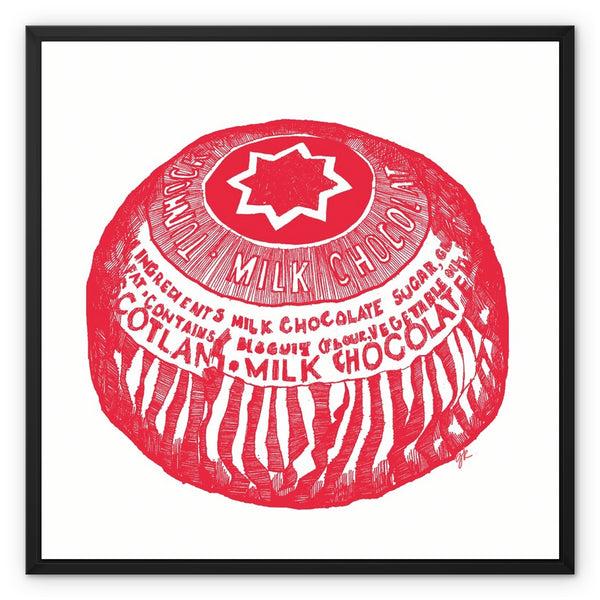 gillian kyle Tunnock's Tea Cake Framed Canvas