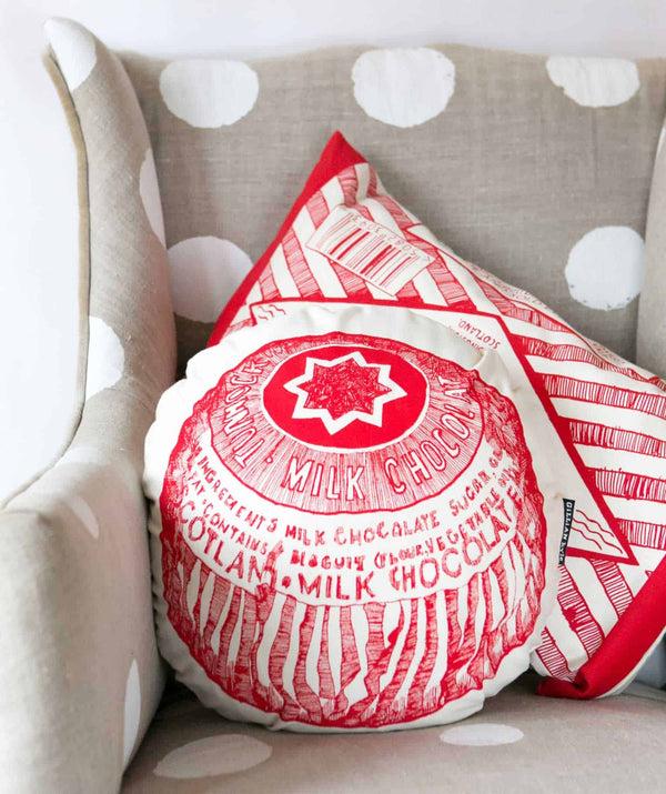 Gillian Kyle Tunnock's Tea Cake Round Cushion