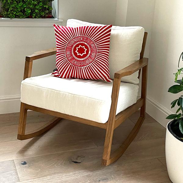 Gillian Kyle Tunnock's Tea Cake Wrapper Cushion