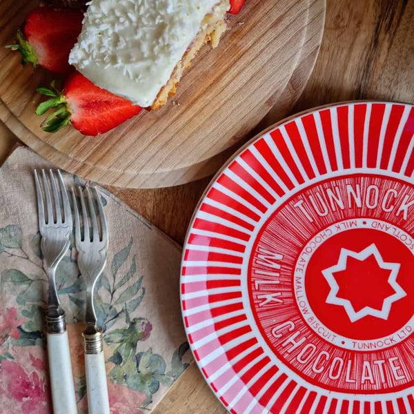 Gillian Kyle Tunnock's Tea Cake Wrapper Plate