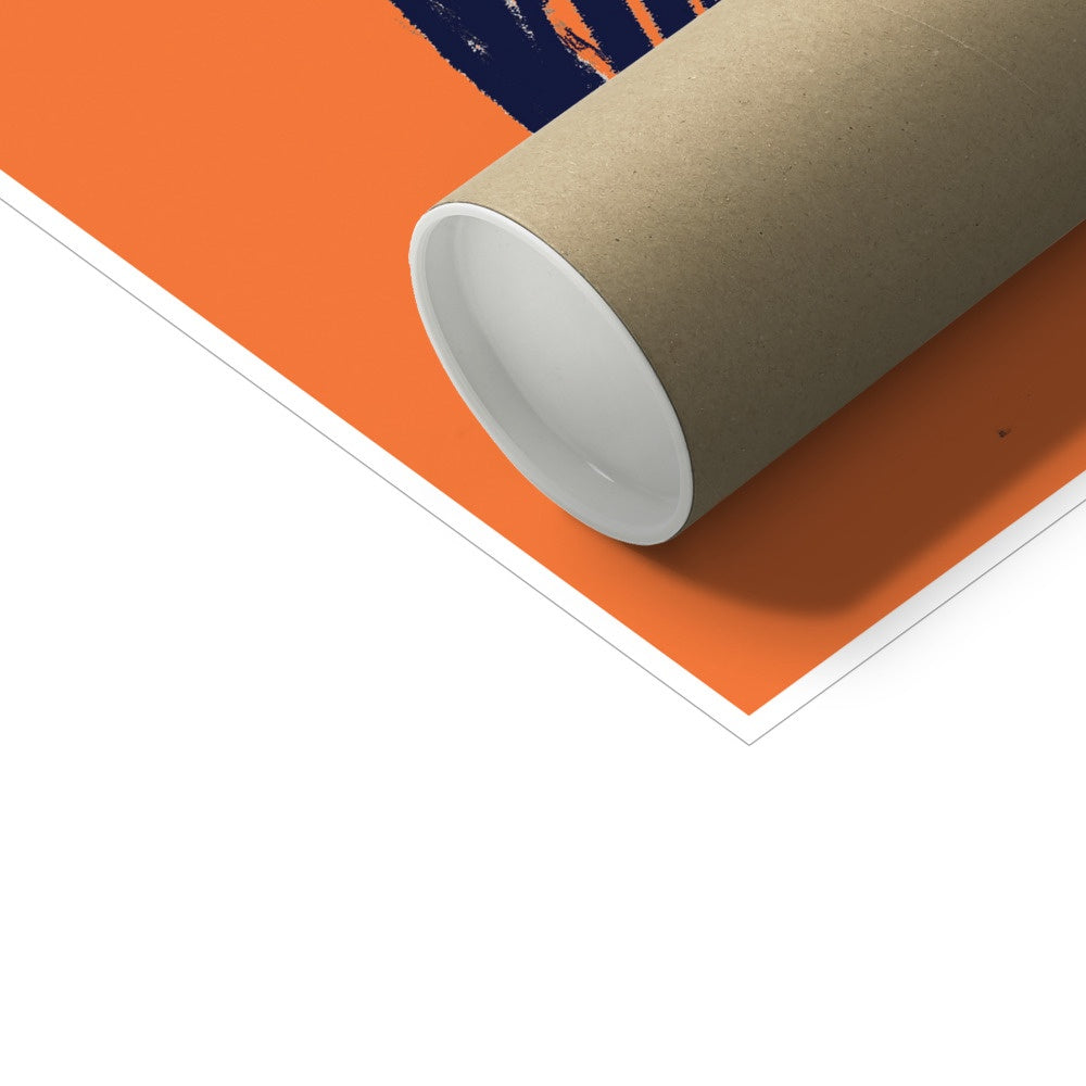 Gillian Kyle IRN-BRU Abstract Bottle Fine Art Print