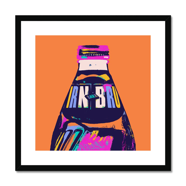 gillian kyle IRN-BRU Colourful Framed & Mounted Print