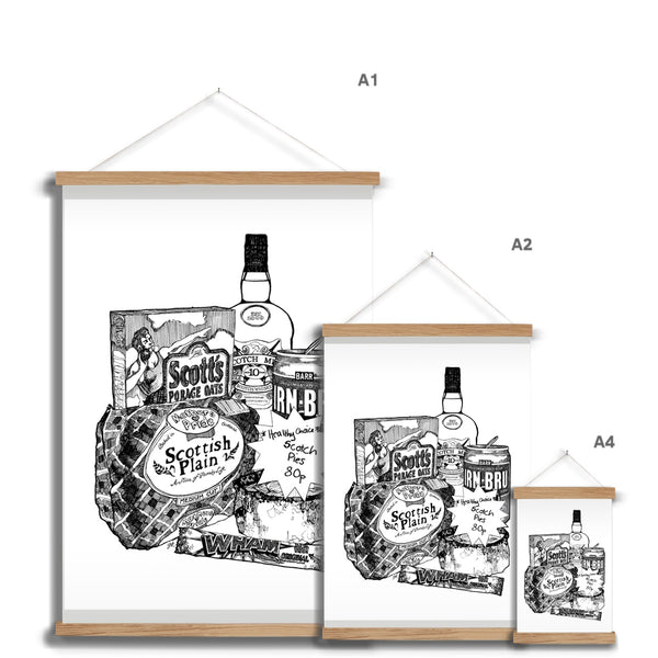 Gillian Kyle Scottish Breakfast Fine Art Print With Hanger