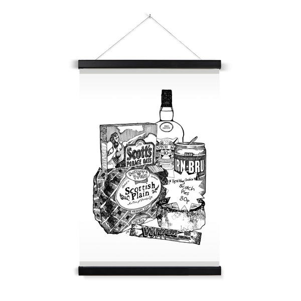 gillian kyle Scottish Breakfast Fine Art Print with Hanger