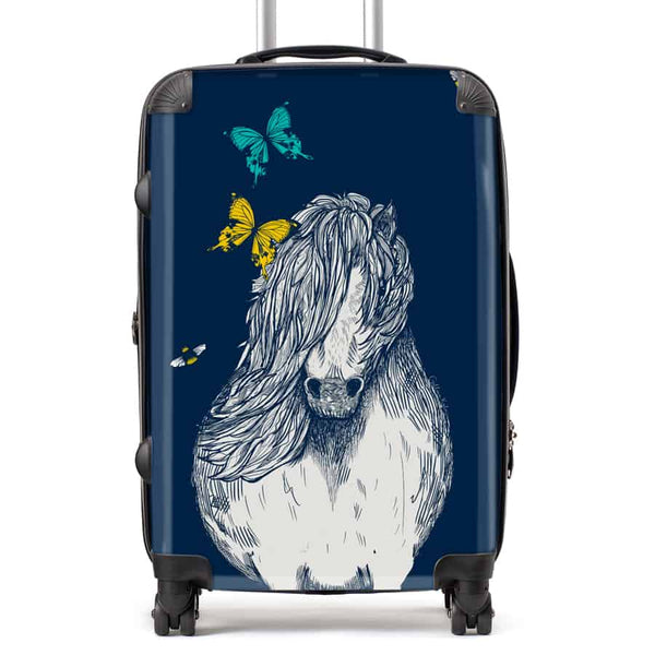 gillian kyle Shetland pony Butterflies & Bees Suitcase