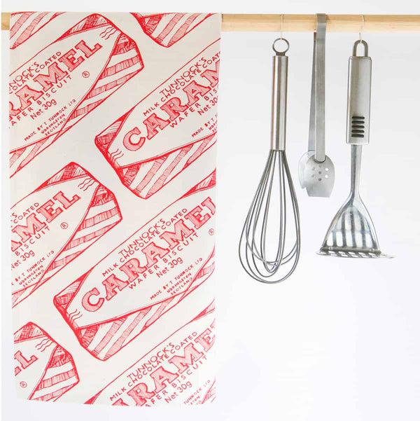 gillian kyle Tunnock's Caramel Wafer Repeat Tea Towel