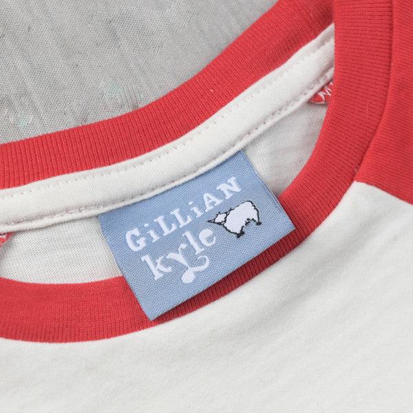 Gillian Kyle Wee Tea Cake Organic Cotton Baby Baseball Tee