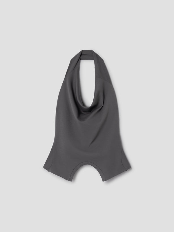 gimaguas Anita Top Multi-position faded black top for women with open back