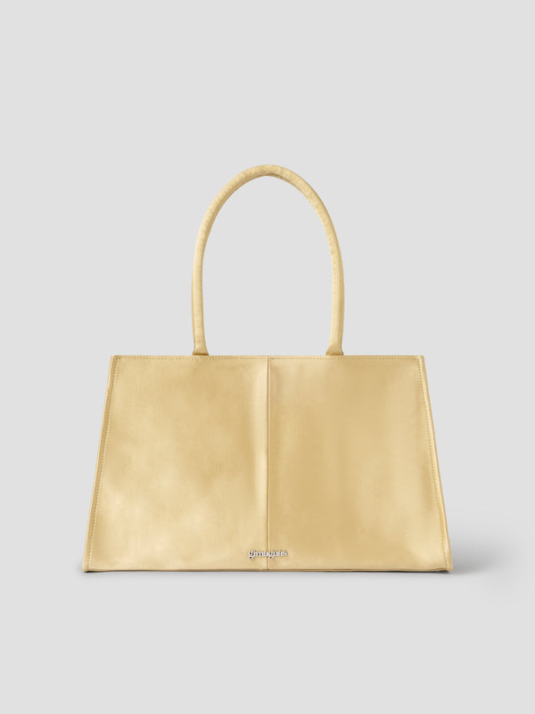 Gimaguas Annamaria Bag Gold Satin Shoulder Bag For Women With Silver Buckles