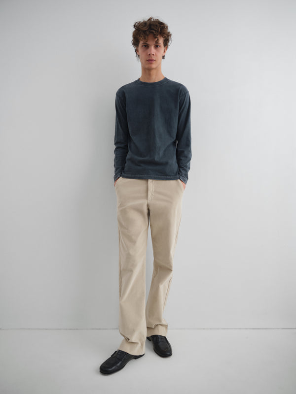 Gimaguas Antonio Long Sleeve T-Shirt Black Long-sleeve T-shirt With Relaxed Fit In Cotton