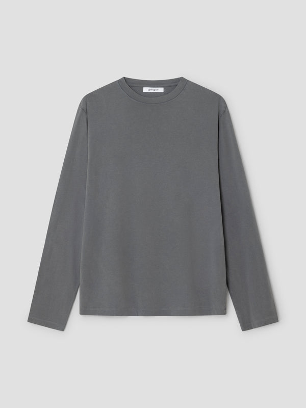 gimaguas Antonio Long Sleeve T-Shirt Black long-sleeve t-shirt with relaxed fit in cotton