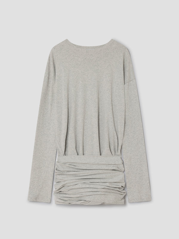 gimaguas Ashley Dress Convertible t-shirt dress for women in grey melange