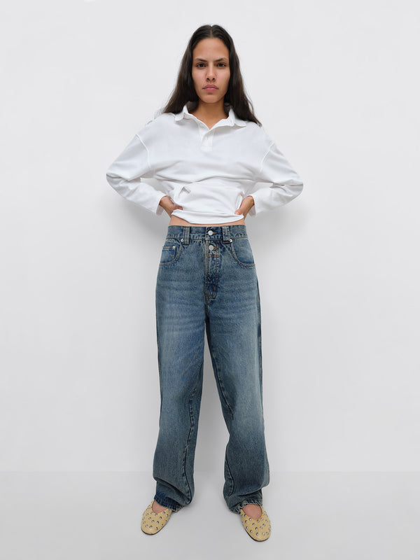 Gimaguas Baggy Trousers Baggy Trousers Dark Blue - Bottoms - Gimaguas