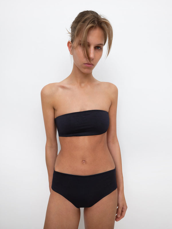 Gimaguas Bando Bikini Bottom Bando Bikini Bottom Grey Black - Swimwear - Gimaguas