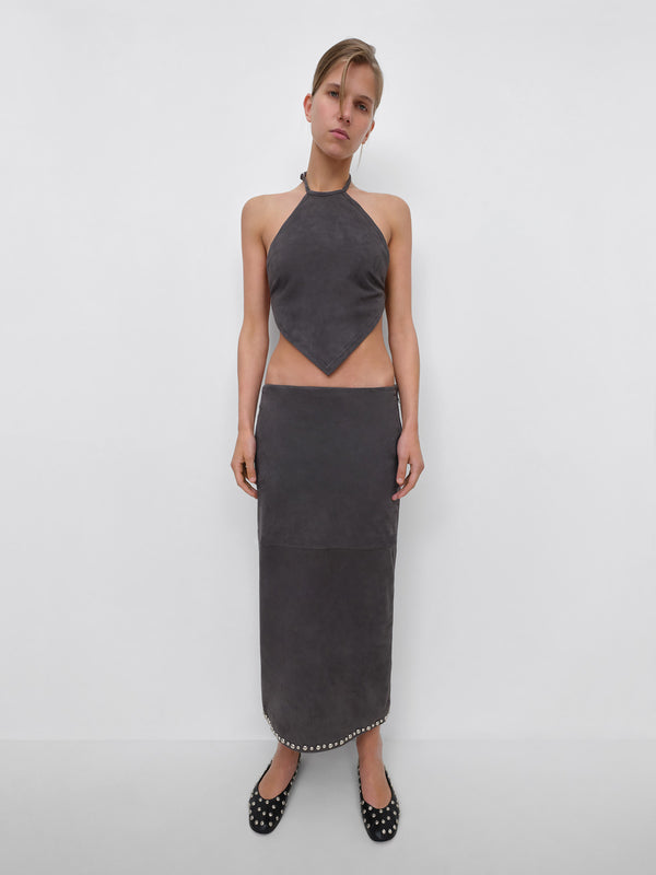 Gimaguas Bella Midi Skirt Bella Midi Skirt Grey - Bottoms - Gimaguas