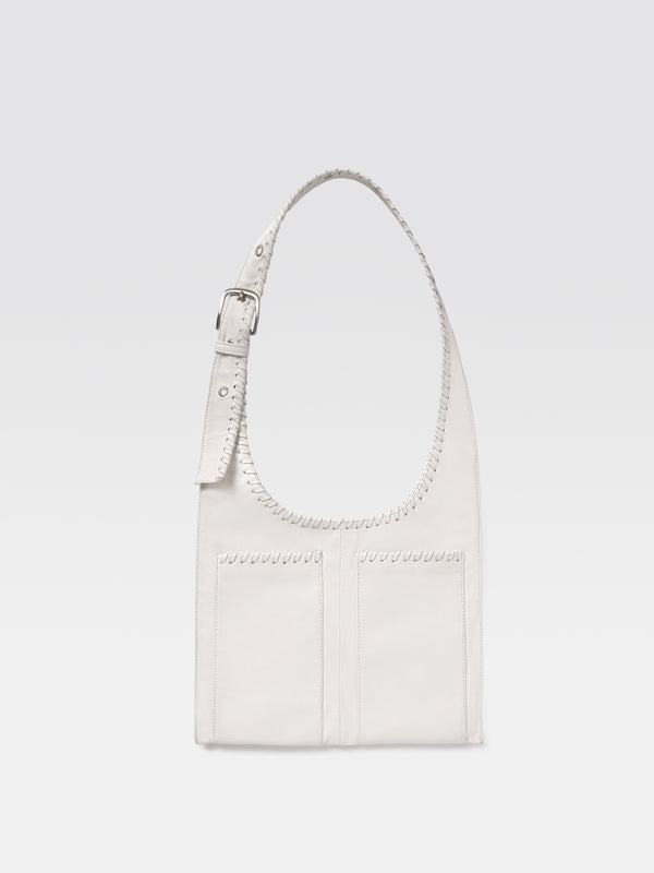 gimaguas Blanca Bag Trenzado Blanca Bag Trenzado White - Leather Bag - Gimaguas