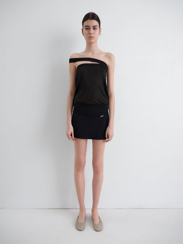 Gimaguas Carolina Skirt Carolina Mini Skirt Black - Bottoms - Gimaguas