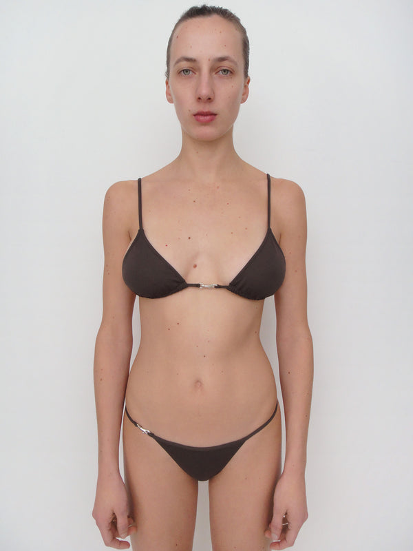 Gimaguas Carolina Thong Carolina Tanga Brown - Swimwear - Gimaguas