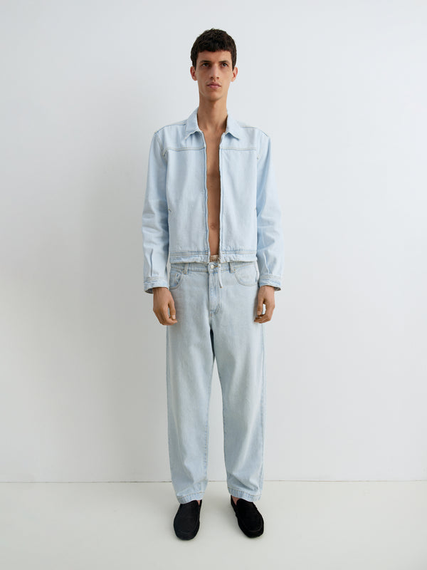 Gimaguas Charlie Trousers Charlie Trousers Washed Blue Denim - Gimaguas