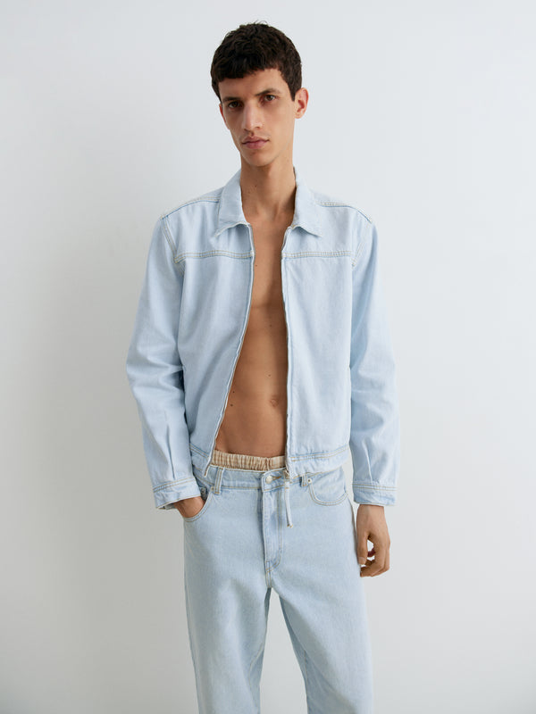 Gimaguas Charlie Trousers Charlie Trousers Washed Blue Denim - Gimaguas