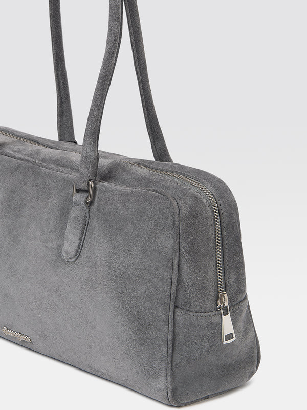 Gimaguas Chica Bag Chica Bag Grey Suede - Leather Bag - Gimaguas