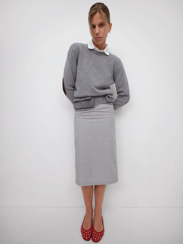 Gimaguas Chicago Midi Skirt Chicago Midi Skirt Black White - Bottoms - Gimaguas