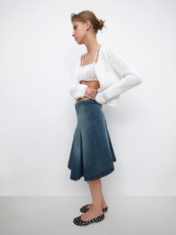 Gimaguas Corinne Midi Skirt Corinne Midi Skirt Blue - Bottoms - Gimaguas