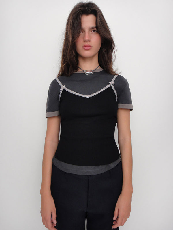 Gimaguas Diego T-Shirt Diego T-Shirt Black Grey - Top - Gimaguas