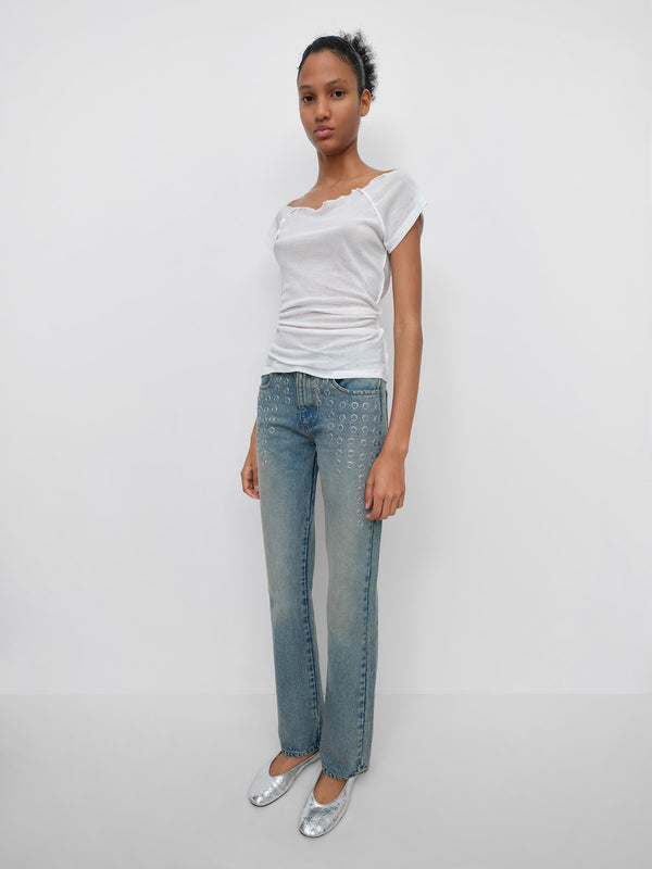 Gimaguas Emily Trousers Emily Trousers Blue Denim - Bottoms - Gimaguas