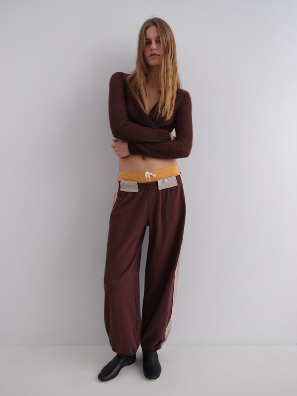 Gimaguas Emmanuelle Trousers Emmanuelle Trousers Brown - Bottoms - Gimaguas