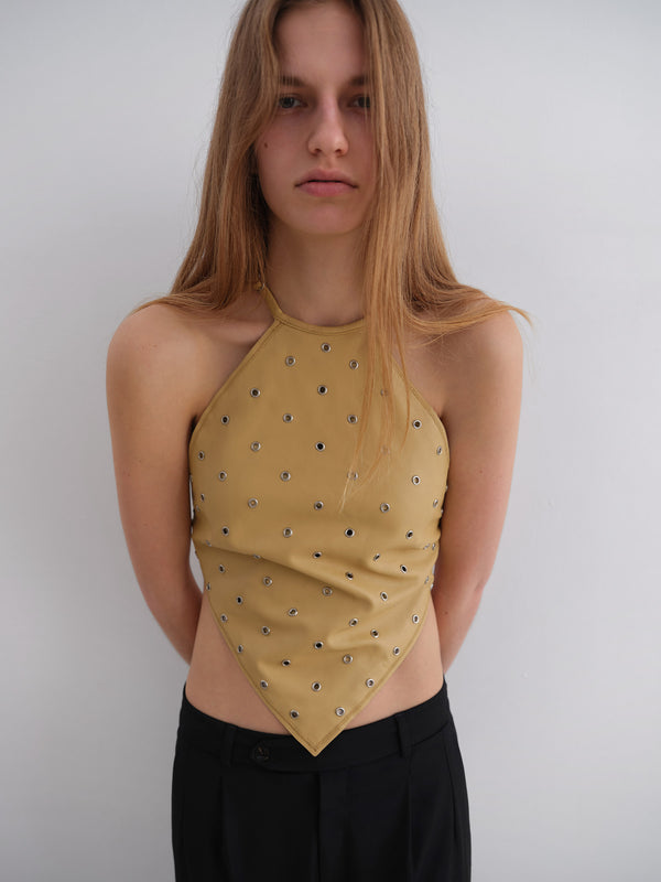 Gimaguas Eyelets Top Eyelets Top Butter - Leather - Gimaguas