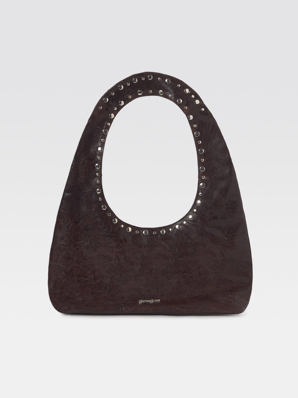 Gimaguas Franca Bag Arrugado Franca Bag Arrugado Brown - Leather Bag - Gimaguas