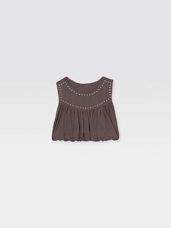 gimaguas Balloon Top Balloon Top Brown - Gimaguas