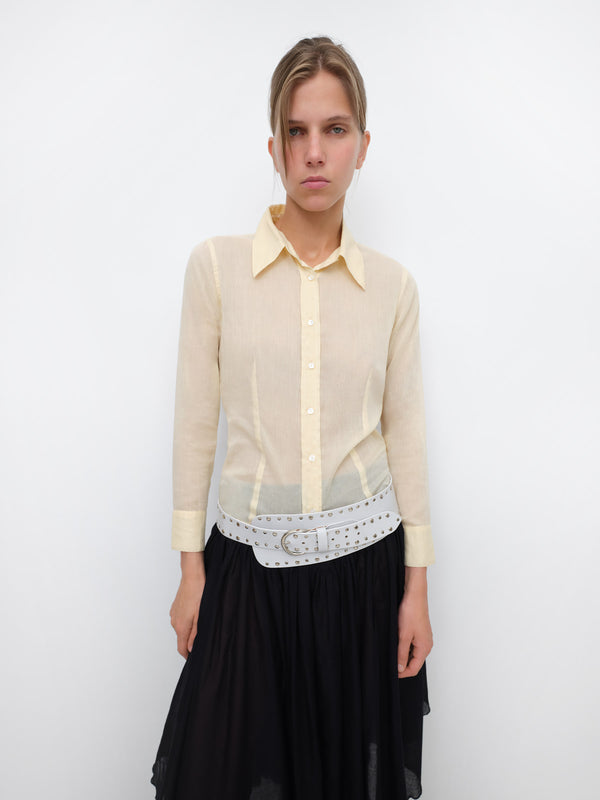 Gimaguas Caro Shirt Caro Shirt Beige - Tops - Gimaguas