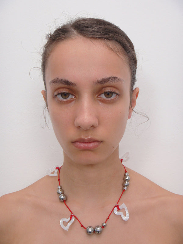 Gimaguas Love Necklace Love Necklace Silver Black