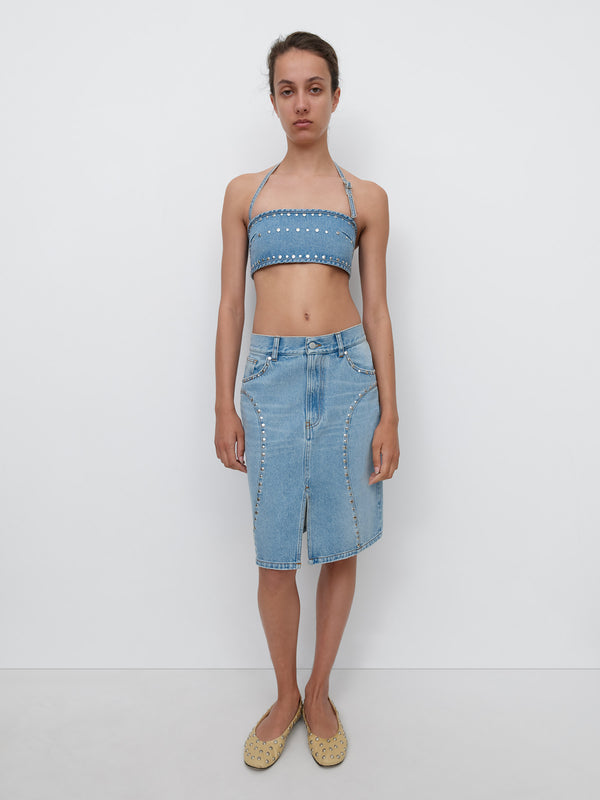 Gimaguas Luna Top Luna Top Blue Denim - Gimaguas