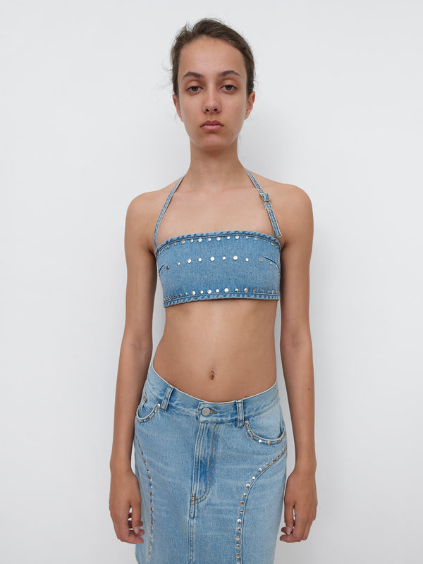 Gimaguas Luna Top Luna Top Blue Denim - Gimaguas